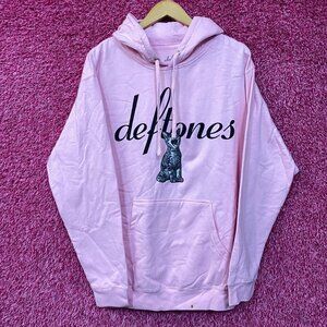 Deftones (Like) Linus Pastel Pink Hoodie size Medium